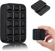 Fidget Slider Choco Nona Alloy Material Small and Portable Unlimited Gameplay Smooth Feel Decompression Artifact Clear paragraphs and Pleasant Sound. (Black)