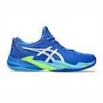 【ASICS 亞瑟士】COURT FF 3 NOVAK 男 網球鞋 美網配色 抗扭 襪套 包覆 藍(1041A363-400)