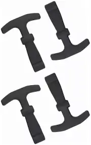 4Pcs Rubber T-Handle Cooler Latches Non Slip Replacement Parts For YETI and RTIC