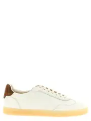 [Brunello Cucinelli] Brunello Cucinelli-Leather Sneakers Bianco-Uomo 43IT