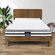 21cm Giselle Bedding Pillow Top Mattress All Size Bonnell Spring Foam