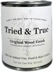 Original Wood Finish, Pint - Linseed Oil & Beeswax Blend, Ideal for All Woodwork