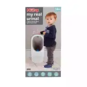 Nuby My Real Training Urinal - Freestanding - With Life-Like Flush Button and