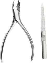 ARTSEWPLY Toenail Nail Clippers Cuticle Scissors Set Remover for Toenails Manicure