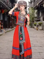 少數民族服裝成人女苗寨苗族廣西壯族瑤族表演服飾旅拍寫真服飾