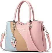 [DAINAOTM] Purses and Handbags for Women Tote PU Leather Ladies Satchel Top Handle Crossbody Shoulder Bag