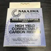 High Yield Correctable black film Typewriter Ribbon Cartridge
