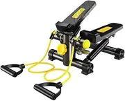 Stair Stepper with Resistance Band and Vertical Climber Exercise Machine for Home, More Than 300lbs Weight Capacity