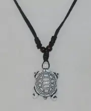 Handmade Necklace STONE TURTLE Tribal OA Regalia Pow Wow N223