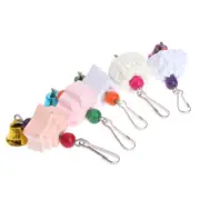 Bird Calcium Chew Treats Toy with Bell for Parrot Gerbil Mouse