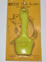 bicco fish scaler no more flying fish scales for all fish large or small yellow