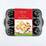 Nordic Ware 12 Bundt Cupcake Holiday Mini Muffin Heavy Cast Aluminum Pan New