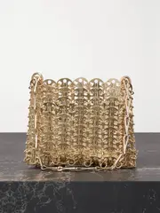[RABANNE] RABANNE - 1969 Nano Chainmail Shoulder Bag - Gold - One size One size Gold