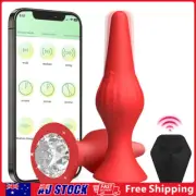 Vibrating Anal Vibrator Butt Plug APP Remote Control Prostate Massager Sex Toys