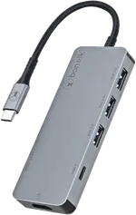 Bonelk Long-Life USB-C to 6 in 1 Multiport Hub