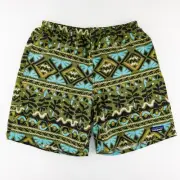 Patagonia Mens Small Baggies Shorts Longs 7" Inseam Relaxed Fit Lined Swim Tiki