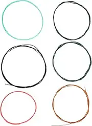 6pcs Vibrant Classical Guitar Strings Easy Install Acoustic Guitar Replacement Accessories for Tone and Unique Style