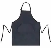 Boharers Adjustable Chef Bib Cooking Apron 2 Pockets Water-Drop Resistant BLACK
