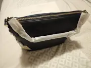 OROTON Zip Top Hobo Bag Nina Shoulder Handbag Black Leather BNWT Dustbag