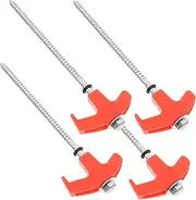 Abaodam 4pcs Tent Pegs Durable Windproof Stakes for Camping Gardening and Outdoor Activities Heavy Duty Ground Fixing Nails for Tents Tarps and Canopies