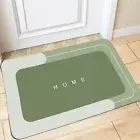 Watermark Disappearing Bath Mat Rubber Base Bathroom Quick-drying Diatom Mud
