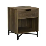 Addi Wooden Nightstand Bedside Table W/ 1-Drawer - Walnut