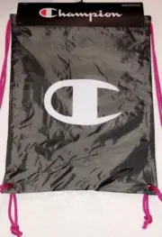 CHAMPION LOGO DRAWSTRING SACKPACK Athletic BAG NEW!