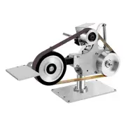 Belt Sander, Small Belt Sander Bench Grinder, Knife Sharpener With Large Tabl...