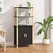 Highboard Black 60x40x141 cm Engineered Wood,Buffets & Sideboards 25KG-345694