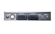 2U RACK MOUNT LED LIGHT BAR and DIMMER With 2 SPEAKERS and 2 FANS by NOVEXCOMM