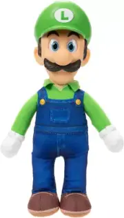 Sanei Boeki Super Mario Bros Movie Soft Figure Luigi 7.5×5.5×15.4in TSM-15