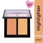 Nykaa Glow Getter Highlighting & Illuminating Duo Palette - Gliterrati 02