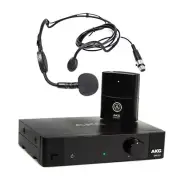 AKG C544L Mic Lapel Collar Microphone DMS100 Digital Wireless Bodypack Set