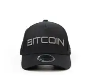 Bitcoin Black Hat | Bitcoin Hats | Crypto Caps | Bitcoin Merch | Bitcoin | BTC