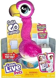Gotta go Flamingo! Feed Sherbert Magic Food and When he Sings he has Gotta go Toilet! He Repeats What You say Also! You Won't be able to Stop Laughing & Singing Along.