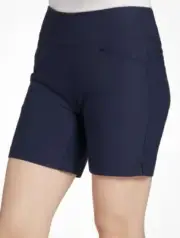 NEW Lady Hagen Women's Tummy Control Short 7'' Navy Blue Golf Shorts Sz XS