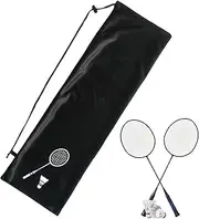 Générique Badminton Racket Bag, Portable Soft Drawstring Bags, Adorable Compact Lightweight Drawstrings Racquet Cover Pouch, Convenient Carrying Case for Badminton Equipment, Players