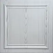 A La Maison Ceilings R24 Line Art Pre-Painted Foam Glue-up Ceiling Tile (256 sq. ft./Case), Pack of 96, Country White
