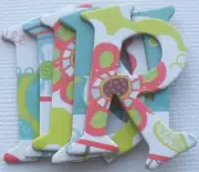 Bo Bunny - ALORA WiSH - Chipboard Alphabet Letters Die Cuts 1.5"