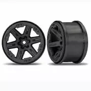 Traxxas 6772 Wheels Rustler 4X4 2.8' Black 2