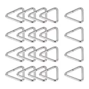 Metal Triangle Ring Buckles (20x17x2.5mm) 20pcs, Webbing Bag Clasps
