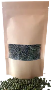 Organic Dried Green Mung Bean Green Gram Whole Non GMO Clean Maash Moong 200g