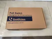GEOVISION GV-APOE0810-V2 8 Port Gigabit PoE+ Network Switch IP Security Cameras