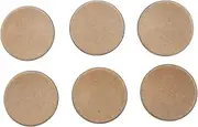 Replacement Speaker Dome Subwoofer Coil Cover 6pcs Dust Cap Speaker Accessories Scratch-Resistant Lightweight for Car