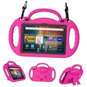 Fire HD 8 & HD 8 Plus Tablet Case for Kids(12th/10th Generation, Pink