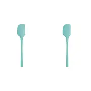 2x Tovolo Flex-Core All Silicone Nylon Spatula Baking/Cook Utensil Light Aqua