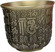 Copper Cup Buddhist Water Cup 1pcs Offering Cup Tea House Supply Reusable Coffee Cup Smudging Bowl Tea Drinking Cups Tabletop Decor Altar Offering Bowl