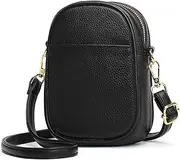 [SENDEFN] Women's Mobile Phone Shoulder Bag, Leather Mobile Phone Case for Hanging Purse, Women's Wallet with Adjustable Removable Shoulder Strap, Crossbody Shoulder Bag for Women and Girls