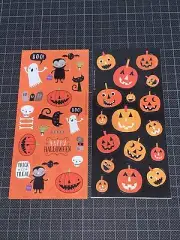 Hallmark Halloween Pumpkin Ghost Vampire Skull Sticker (34 pcs) *FREE US SHIP*
