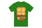 Teenage Mutant Ninja Turtles Mens Leonardo Chest T-Shirt (Kelly Green) - UTTV6578